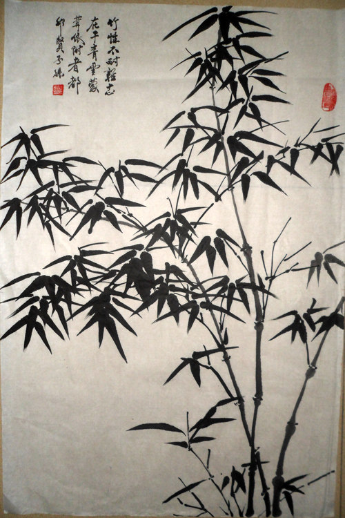 Chinese Bamboo Painting 