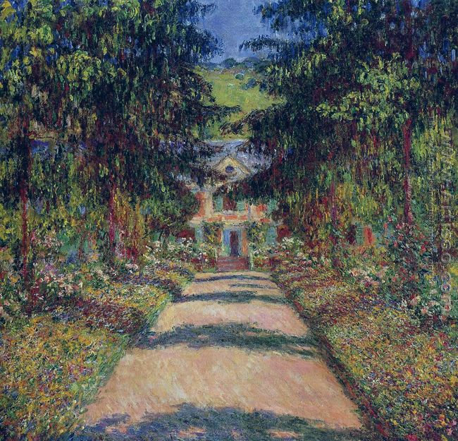 Pathway In Monets Garden At Giverny