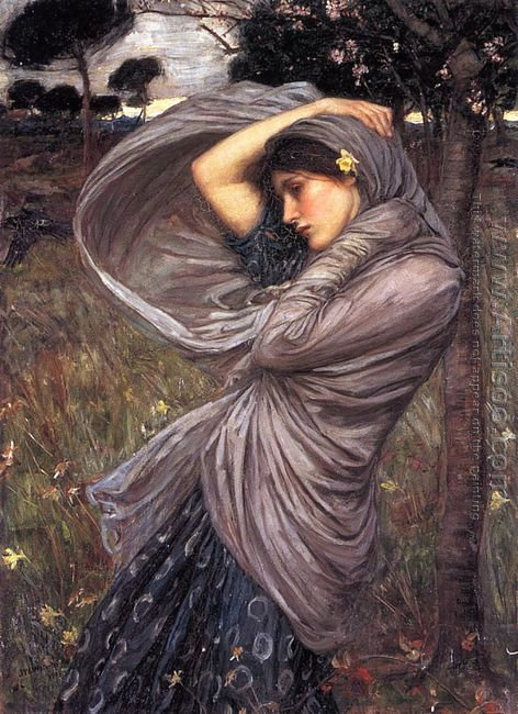 Boreas 1903 by John William Waterhouse