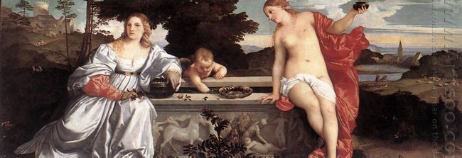 Sacred And Profane Love by Titian