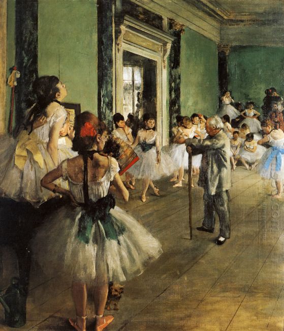 The Dancing Class 1874 by Edgar Degas
