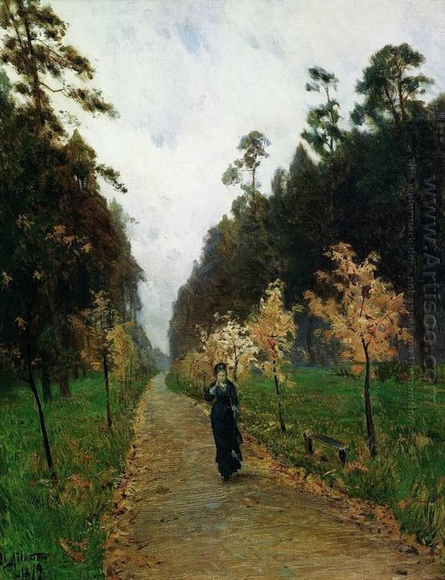 Autumn Day Sokolniki 1879 by Isaac Levitan