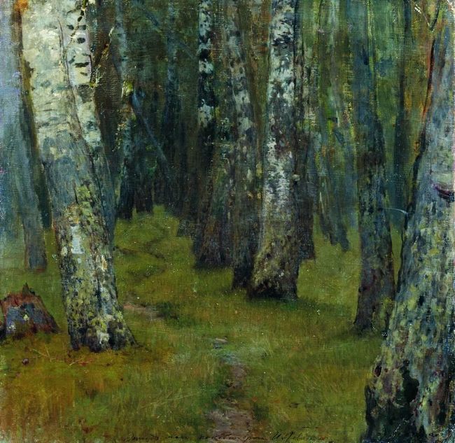 Birches Forest Edge by Isaac Levitan