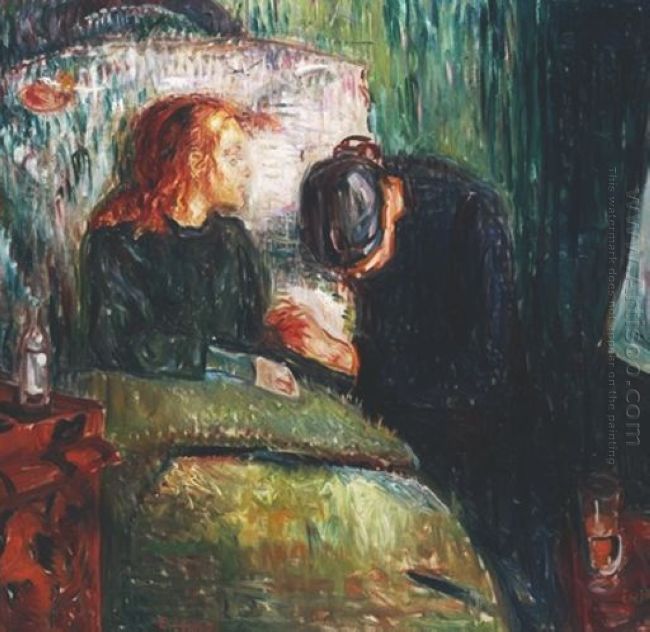 The Sick Child 1886 by Edvard Munch