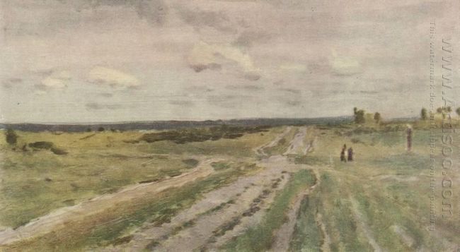 The Vladimir S Road 1892 by Isaac Levitan