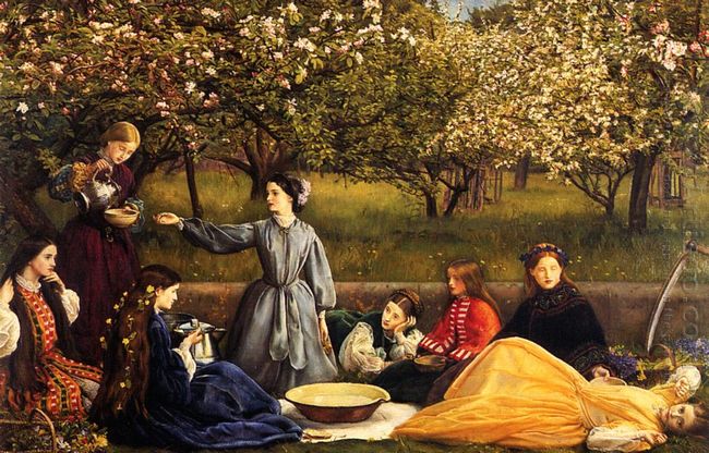 Apple Blossoms by John Everett Millais