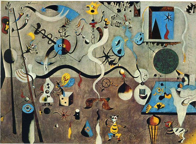 Harlequin S Carnival 1925 by Joan Miro