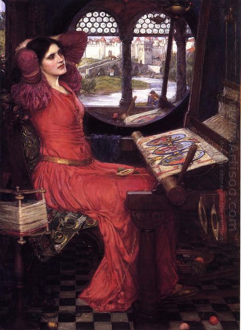 Estou meio enjoada das sombras disse a senhora de Shalott 1915