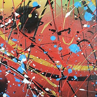 Hand-painted Oil Painting Abstract Oversized Wide - Set of 5