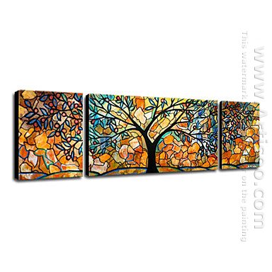 Hand-painted Oil Painting Landscape Landscape - Set of 3