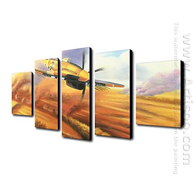 Hand-painted Oil Painting Landscape Landscape - Set of 5