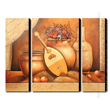 Hand-painted Oil Painting Still Life Landscape - Set of 3