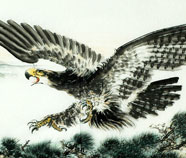 Chinese eagle paintings