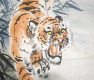 Chinese tiger paintings