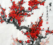 Chinese plum blossom paintings