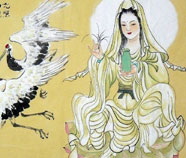 Chinese Guanyin Pusa paintings