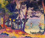 Pointillism Oil paintings