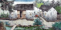 Village - peinture chinoise