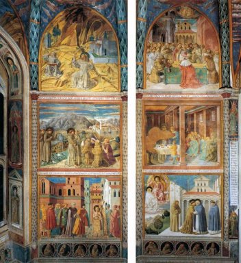 Scene della vita di San Francesco South Wall