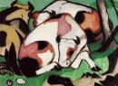 Vaches se reposant 1911