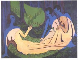 Três Nus na floresta 3