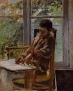 Lucien Pissarro dans un intérieur