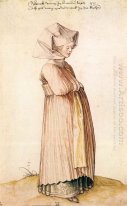 Nuremberg mulher vestida para a igreja 1500