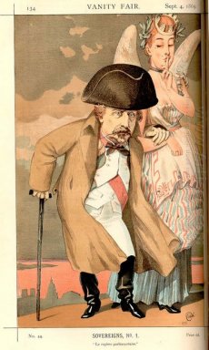 Souverains n ° 10 caricatures de Napoléon III