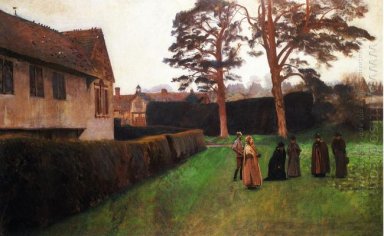 Een spelletje jeu Ightham Mote Kent 1889