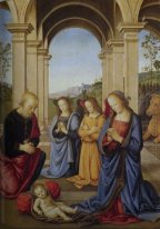 Polyptych Albani Torlonia Särskild Detalj