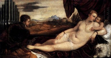 Venus mit Organist und Amor 1548