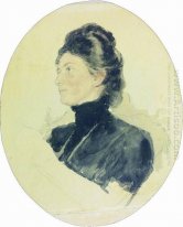Portret van Maria Borisovna Chukovskaya 1909