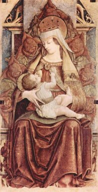 Enthroned Madonna (Enthroned Maria lactans)