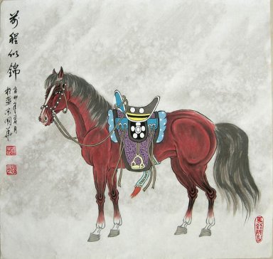 Kuda - Lukisan Cina