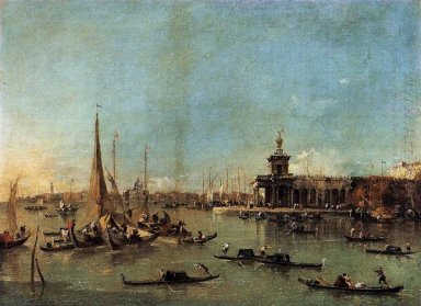 Venedig: Den Dogana med Giudecca