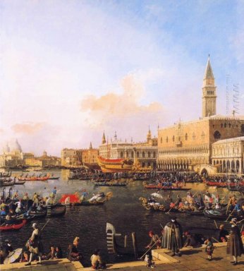 venecia Bacino di San Marco en el día de la Ascensión 1754