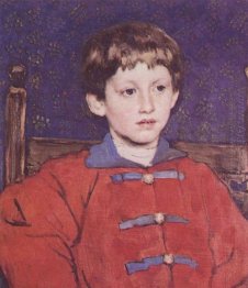Stående av Vladimir Vasnetsov Konstnären S Son 1899