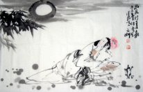 Sleeping Beauty - Pintura Chinesa