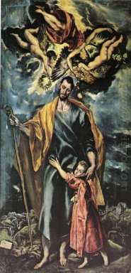 St Joseph And The Christ Child 1599