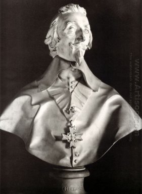 Busto del retrato del Cardenal Richelieu