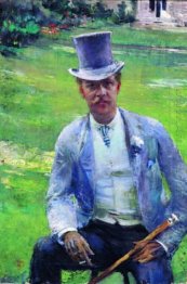Retrato de Octave Maus Como Dandy 1885