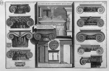 Capiteles jónicos Of Rome S Maria In Trastevere St Paul St Georg