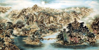 Montagne et de l\'eau - peinture chinoise