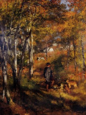 Jules Le Coeur i skogen av Fontainebleau