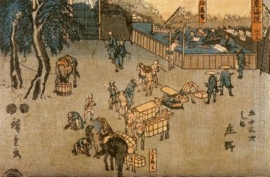Vägen Ansluta Edo Tokyo och Kyoto 1