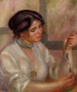 Mulher com uma colar 1910