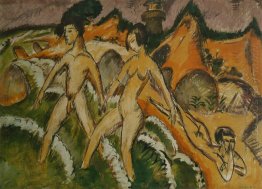 Nus femininos entrando na Sea