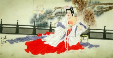 Прекрасные дамы - китайской живописи
