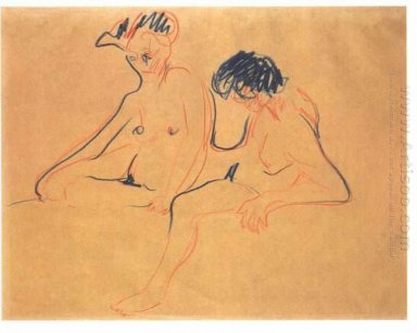 Dos desnudos femeninos