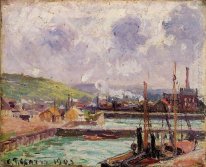 vista de Duquesne e berrigny bacias em Dieppe 1902